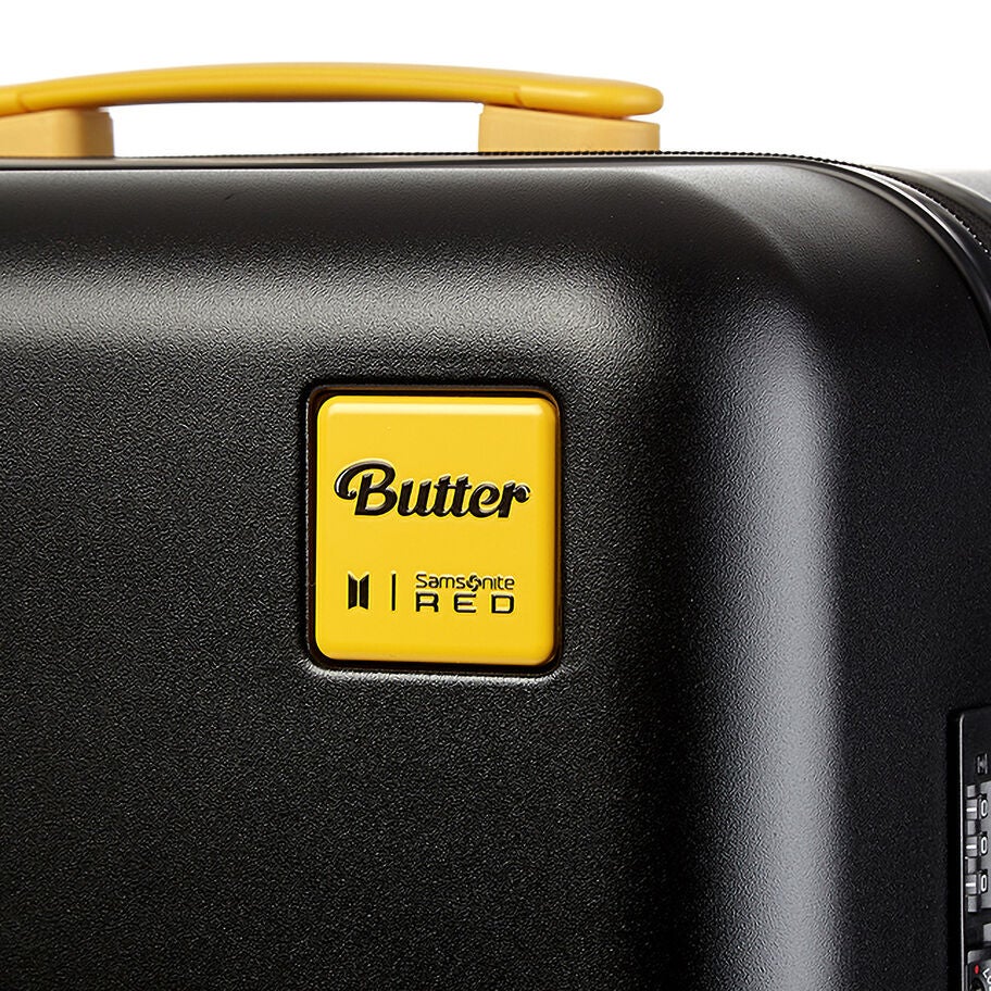 BTS Butter X Samsonite Expandable Spinner Trunk in the color . image number 4